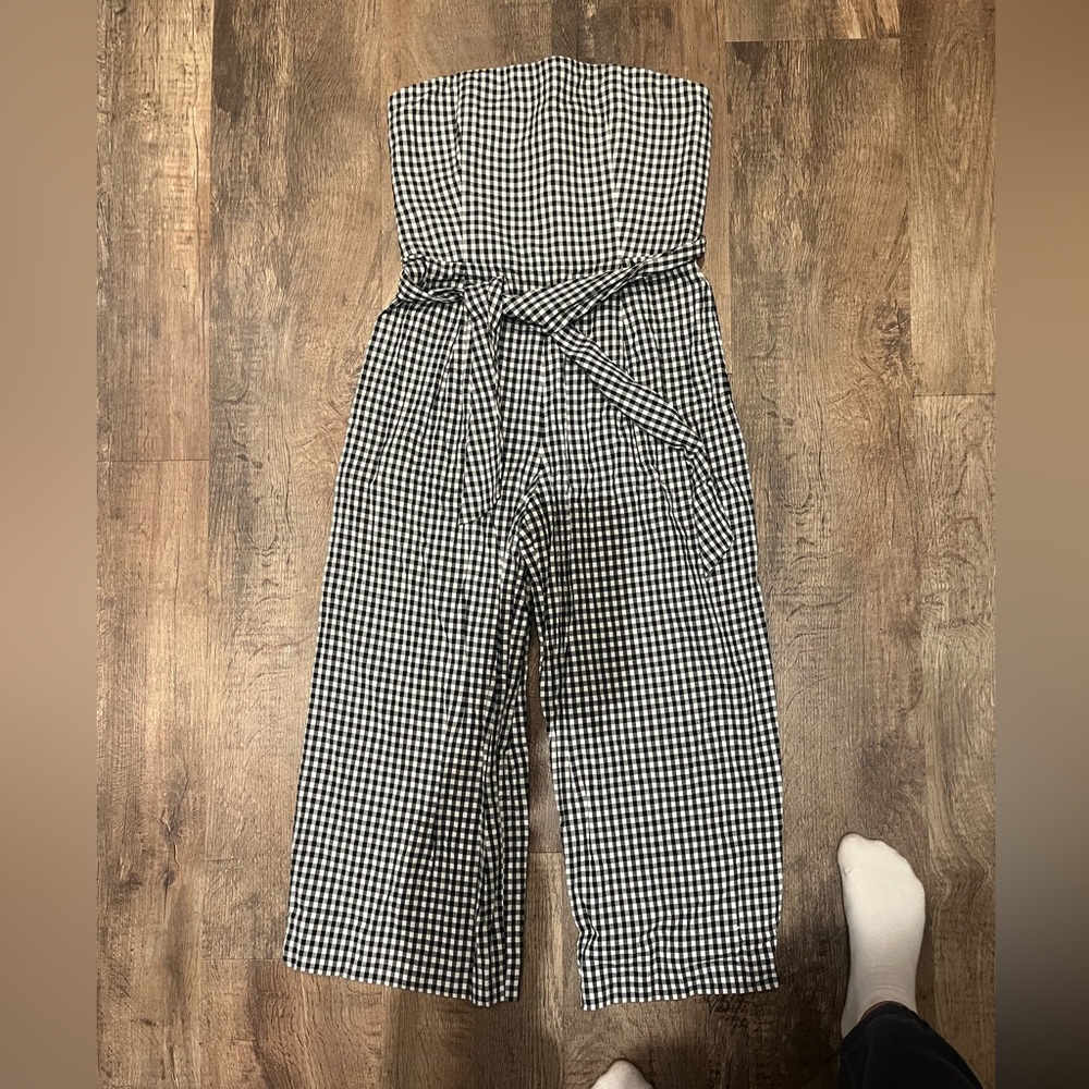 Club Monaco Gingham Jumpsuit
